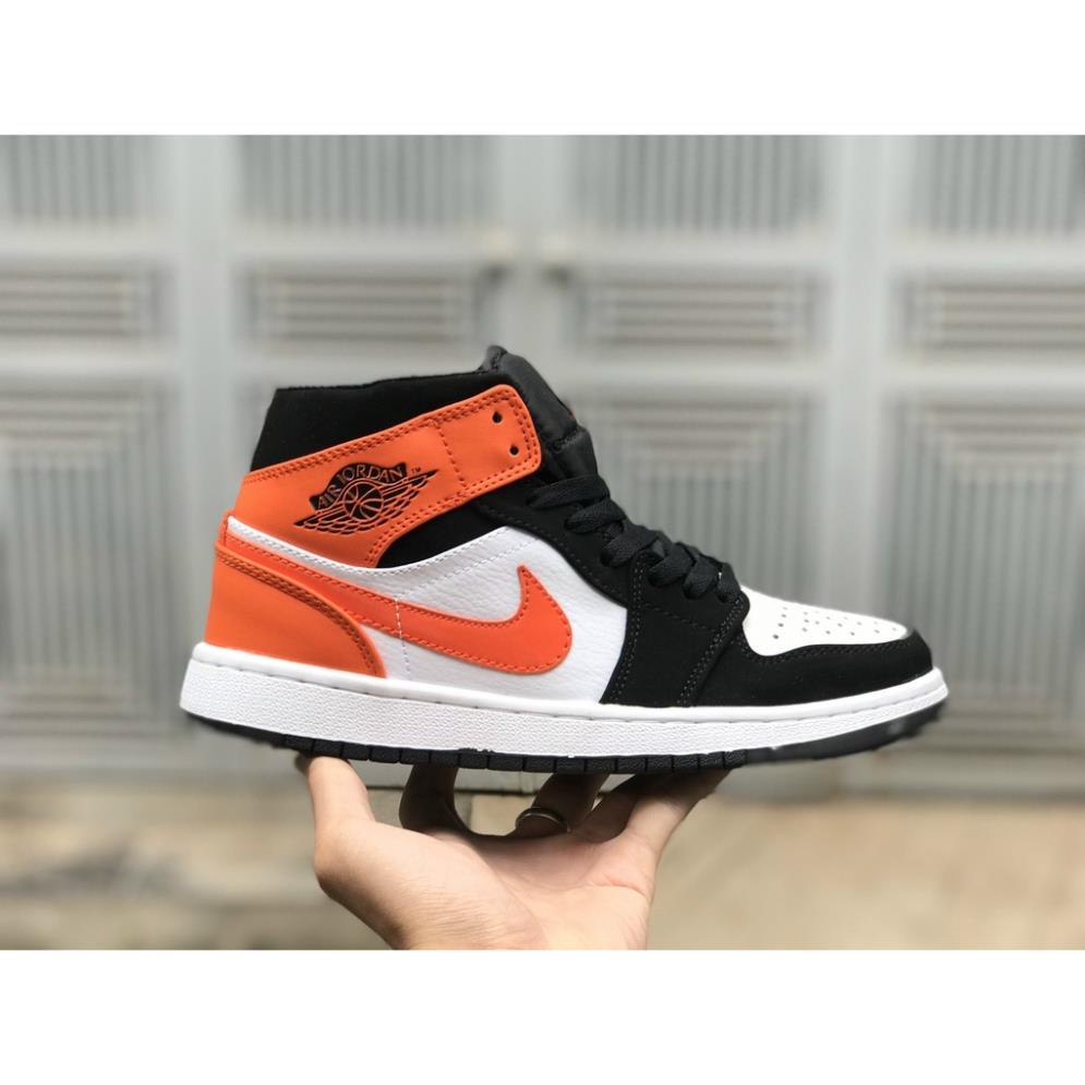 📢 Giày Thể Thao, Giày Sneaker Jordan Cổ Cao Màu Cam | BigBuy360 - bigbuy360.vn