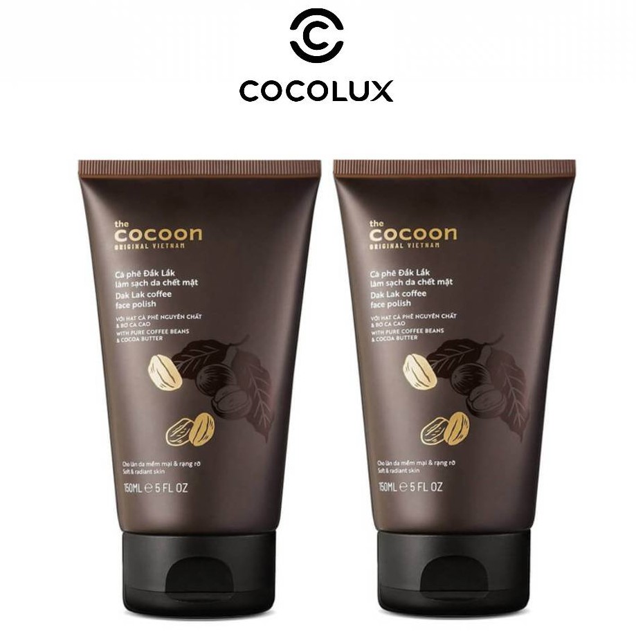 Tẩy Tế Bào Chết Mặt Cà Phê Đắk Lắk Cocoon 150ml-[COCOLUX]