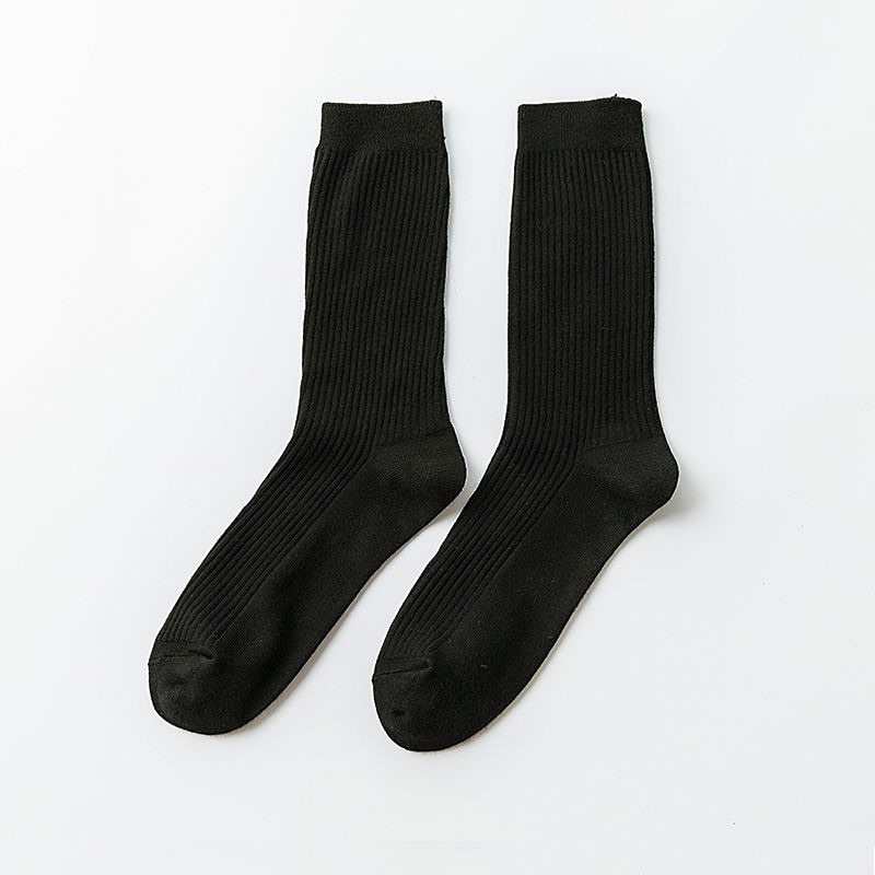 Set 2 Đôi Tất Trơn Bắp Hàn Quốc vải cotton kháng khuẩn hàng loại 1 bao đổi trả dành cho cả nam và nữ
