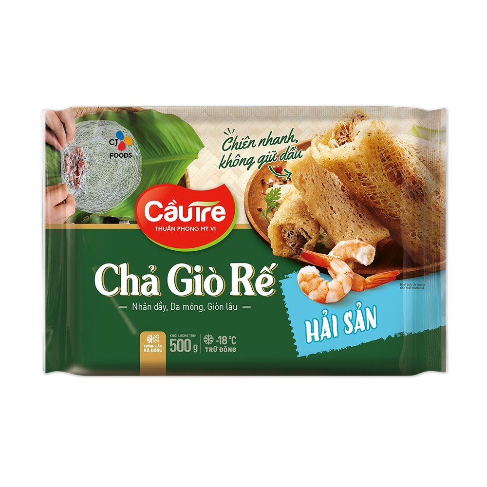 [HCM] Chả giò Rế Cầu Tre - Chả giò Hải sản 500g