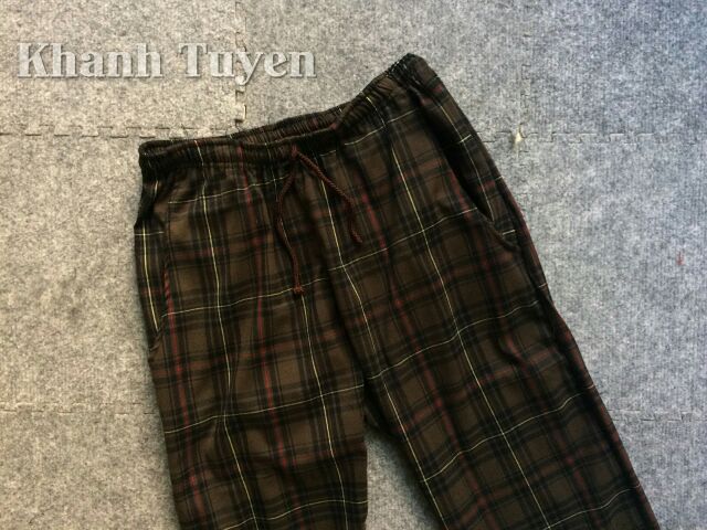 PLAID PANTS - CARO NÂU TRẮNG - CARO NÂU SẪM - HOT TRENDY