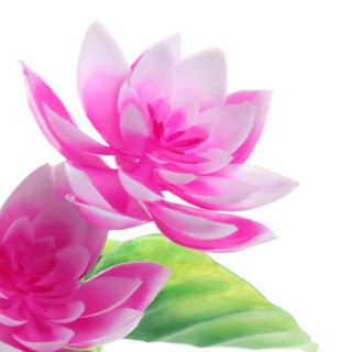 Cây hoa sen giả trang trí bể cá