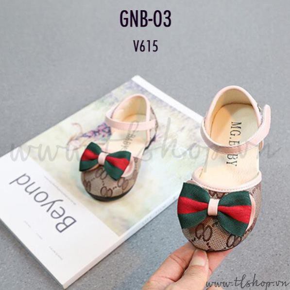 Giày sandal cho bé gái - Giày búp bê nơ 615