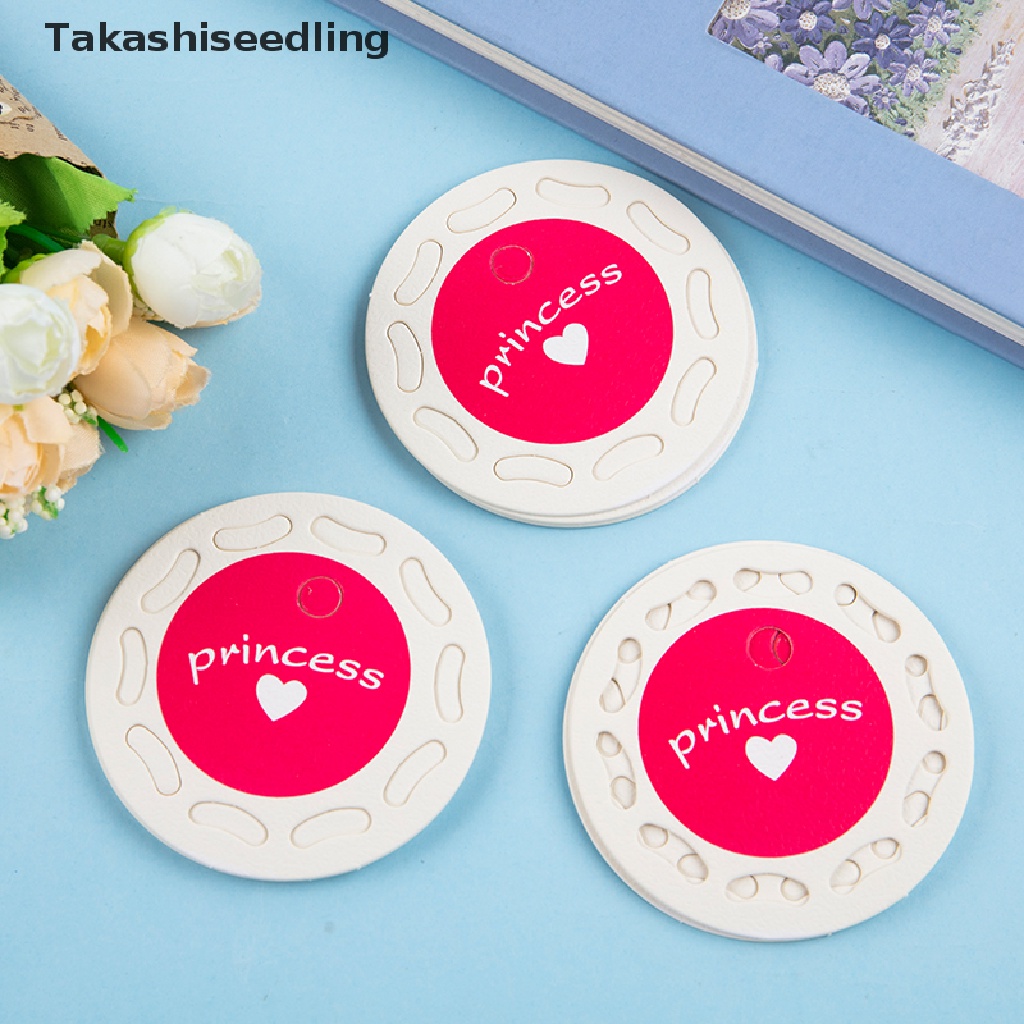 Set 50 Thẻ Giấy Tròn 10 Lỗ Màu Hồng / Xanh Lá / Vàng / Đỏ Tự Làm Kẹp Tóc Trang Sức Thủ Công Bán Chạy