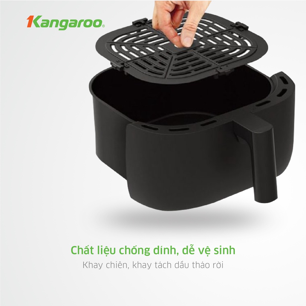 Nồi chiên không dầu 6L Kangaroo KG6AF1 - nồi cơ