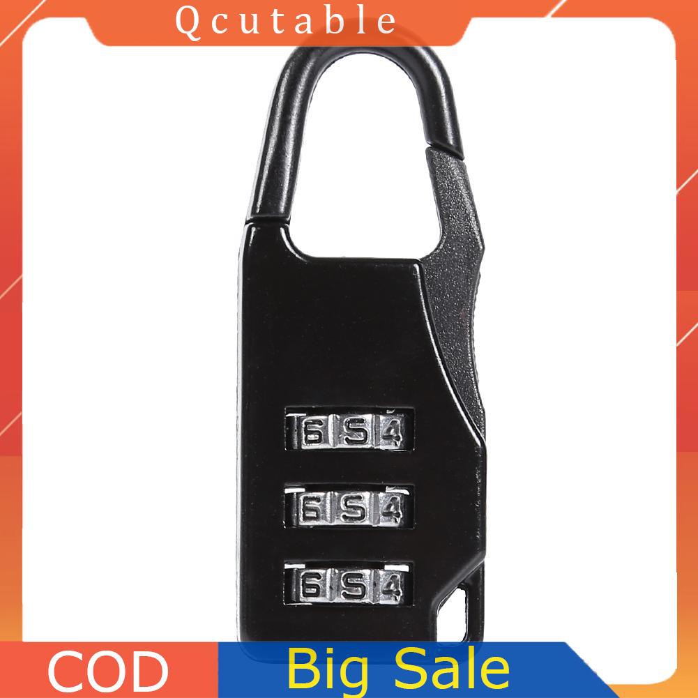 Ổ khóa cửa/balo/túi xách mật khẩu 3 số quay an toàn chống trộm