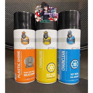 Chai Sprayking Vệ Sinh Sên, Bôi Trơn Sên, Đánh Bóng Vỏ Xe Và Dưỡng Nhựa
