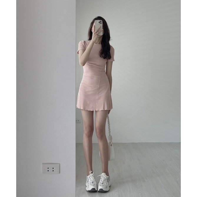 V469 Váy body cotton zip Audrey | BigBuy360 - bigbuy360.vn