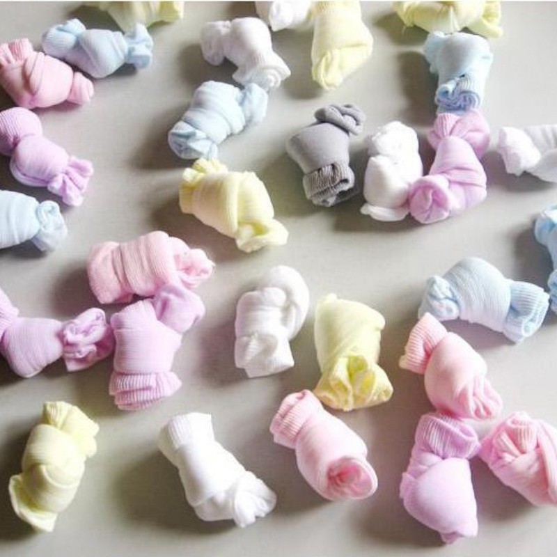 Tất cotton nhiều màu sắc đơn giản cho bé