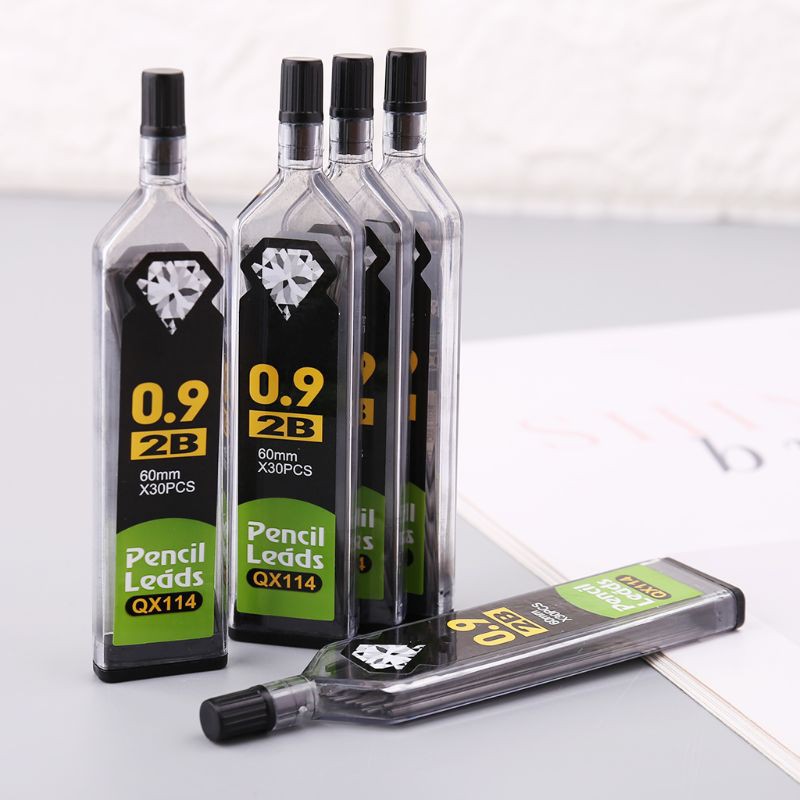 Set 5 Ruột Bút Chì HB 2B Ngòi 0.3/0.5/0.7/0.9mm Tiện Dụng