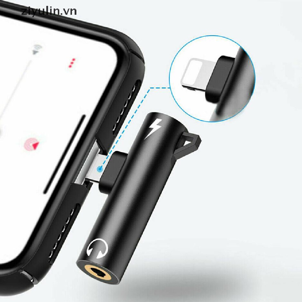 Dây Cáp Chuyển Đổi Cổng Sạc Và Tai Nghe 3.5mm Cho iPhone 8 7 Plus X
