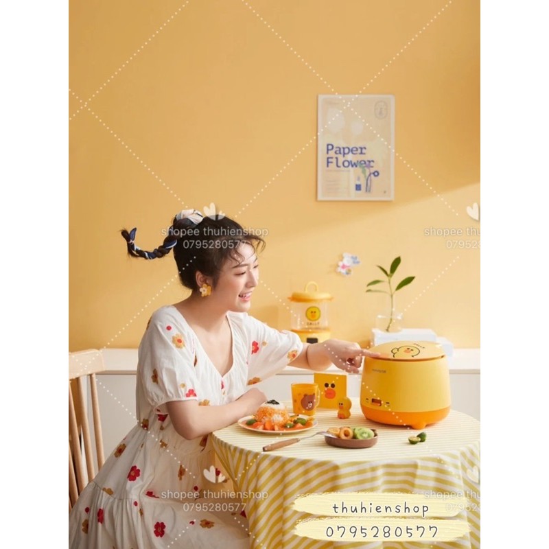 Joyoung / Nồi cơm vịt vàng Sally gấu Brown dung tích 1.5L / BH 12 tháng / Hàng chính hãng | BigBuy360 - bigbuy360.vn
