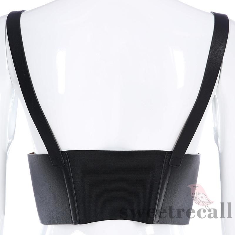 SWT-Lady PU Waist Seal with Adjustable Belt, Skinny Fit Sexy Style Summer Belt (Black) | BigBuy360 - bigbuy360.vn