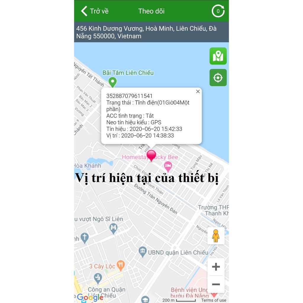 Định Vị Theo Dõi Xe Máy, Ô tô GPS NTT02 - Ứng dụng DAGPS Tiếng Việt