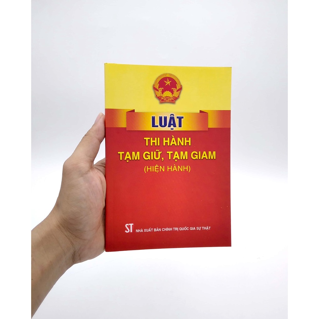 Sách Luật Thi Hành Tạm Giữ, Tạm Giam