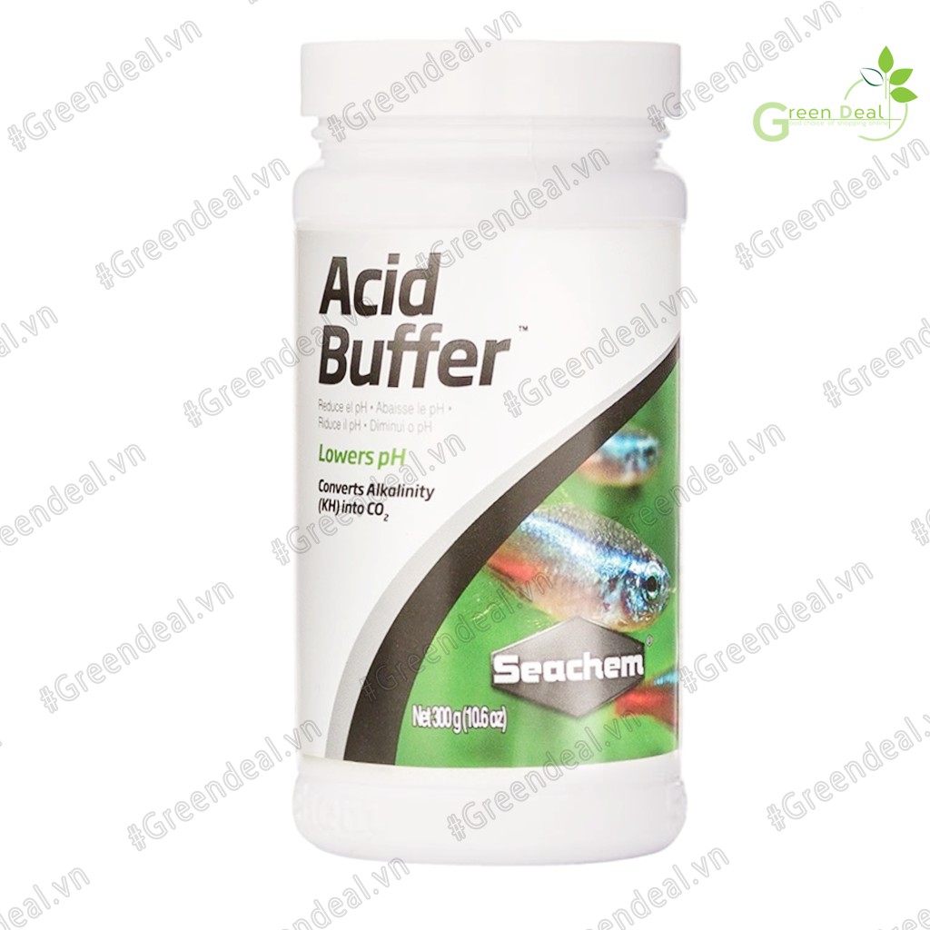 SEACHEM - Acid Buffer (Hộp 300 gram) | Ổn định pH 5.0-8.0 cho hồ cá thủy sinh