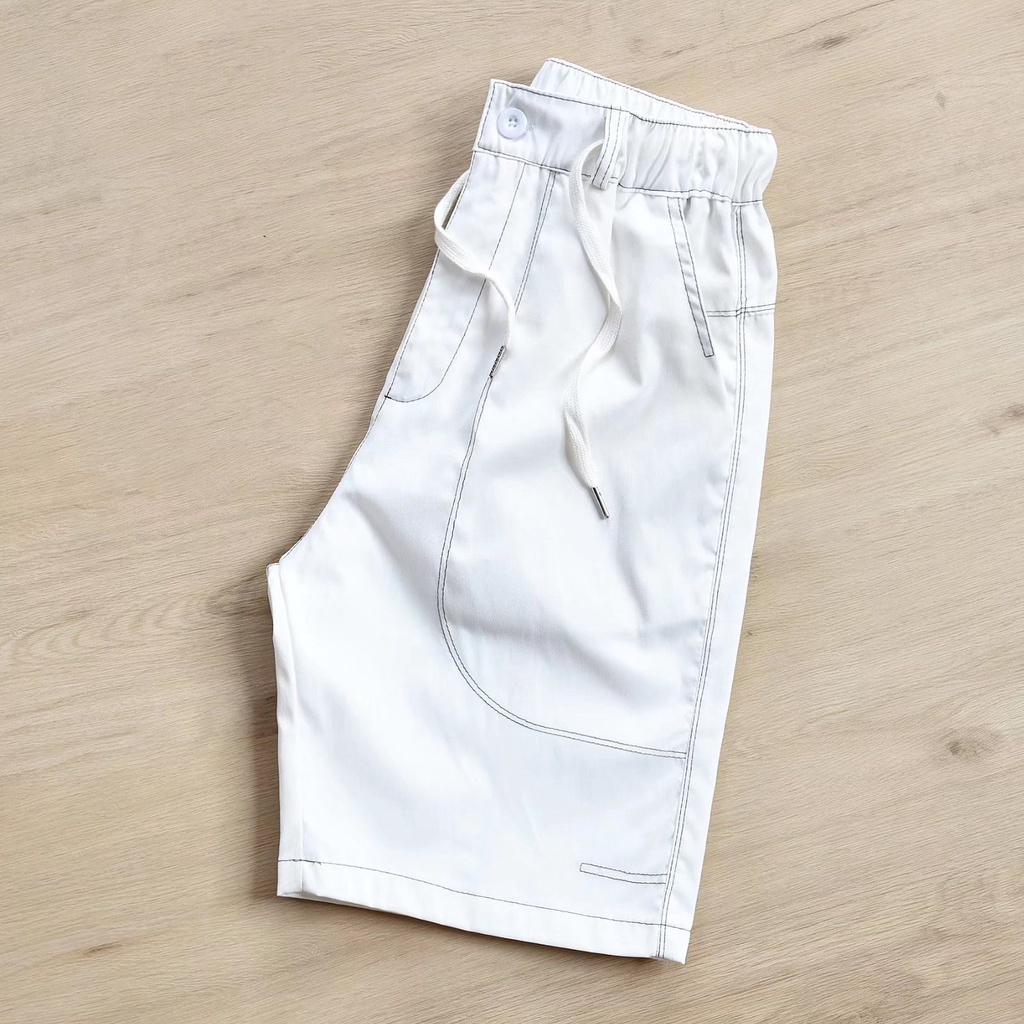 Quần Short Thể Thao Dáng Rộng Phối Túi Lớn Phong Cách Hàn Quốc Thời Trang Cho Nam Size M-3XL
