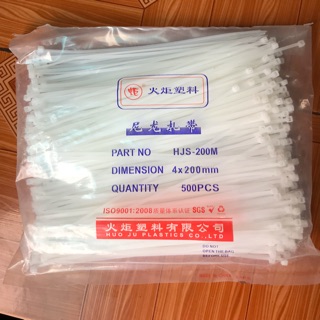 Dây rút nhựa cố định vật dụng loai 20cm x500 sợi