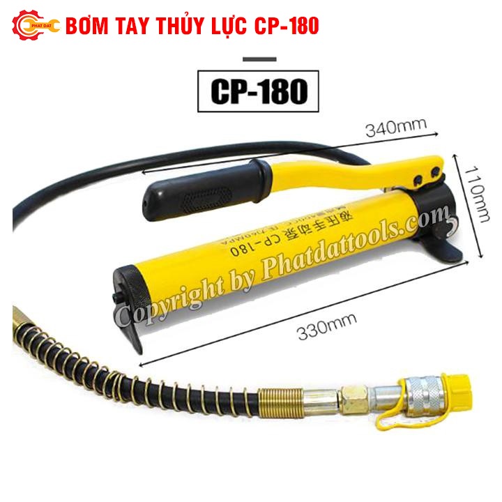 Bơm Tay Thủy Lực CP180-Hàng Chính Hãng-Bảo Hành Toàn Quốc 6 Tháng