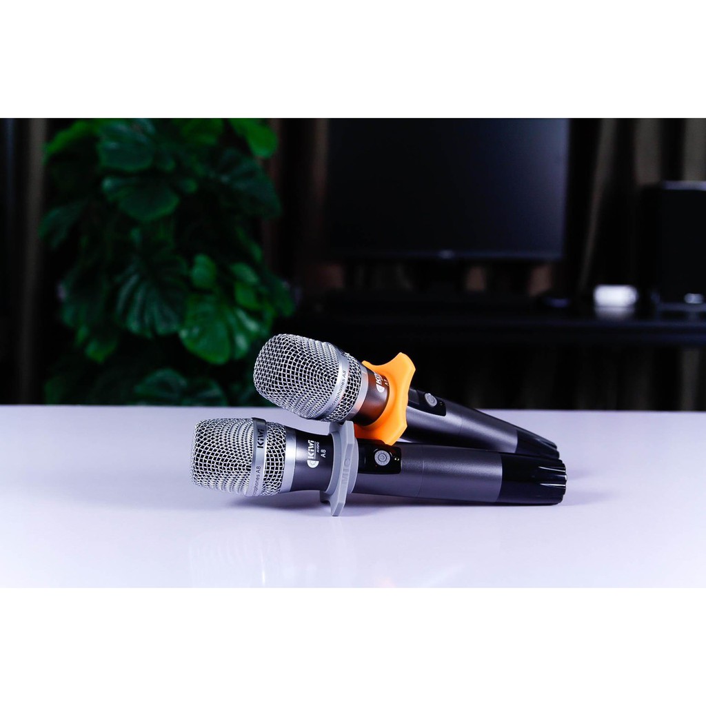 Micro không dây chuyên nghiệp Karaoke Kiwi A5 Plus - BẢO HÀNH 12 THÁNG 1 ĐỔI 1