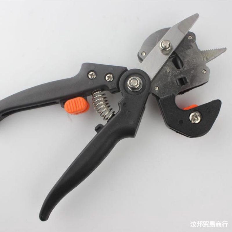 kéo ghép cành đa năng chuyên dụng tặng 2 lưỡi cắt và trụ rễ thay thế dễ thay thế rễ thay thế (màu Đen)