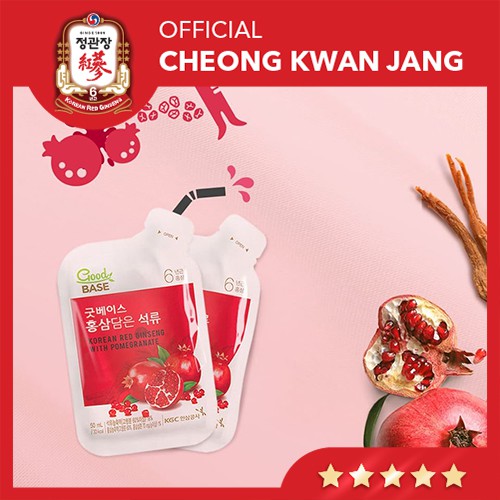 HỘP NHỎ Nước Hồng Sâm Goodbase Lựu Đỏ KGC Cheong Kwan Jang - Nước Hồng Sâm Hàn Quốc 6 Năm Tuổi