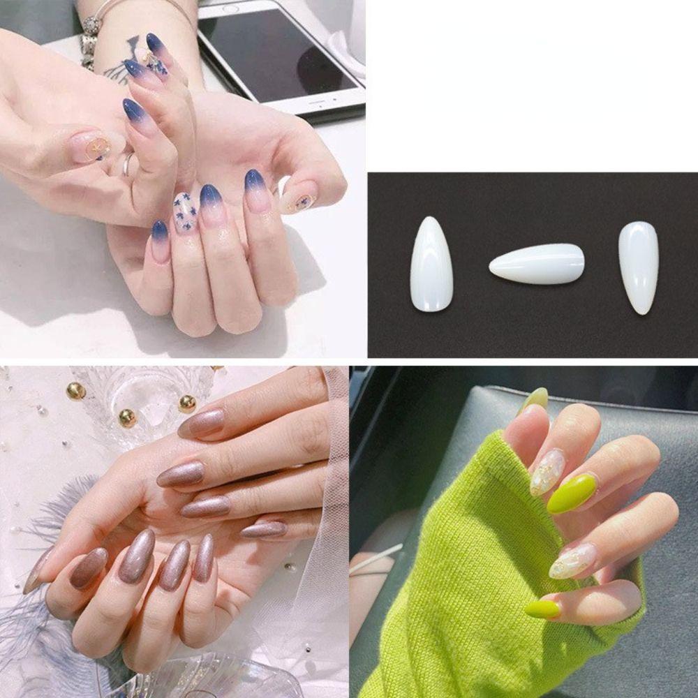 Móng Tay Giả Che Phủ Toàn Diện Tháo Rời Được CLEOES Almond Dành Cho Salon Làm Đẹp