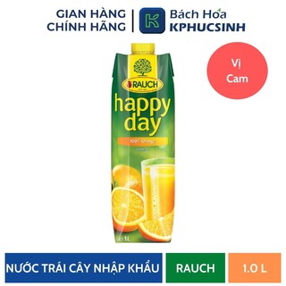 Nước ép cam nguyên chất 100% hiệu Rauch  Happy Day KPHUCSINH - Hàng Chính Hãng