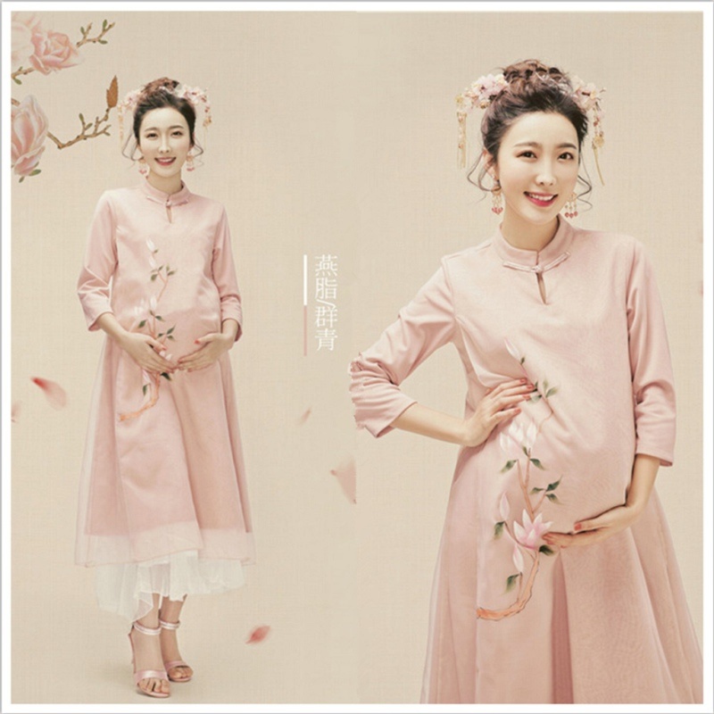 Trang Phục Chụp Ảnh Bầu Phong Cách Mới Đáng Yêu