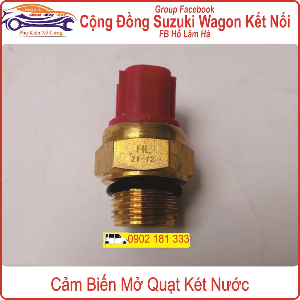 Cảm Biến Mở Quạt Két Nước + Báo Nhiệt Độ Nước Suzuki Wagon R+
