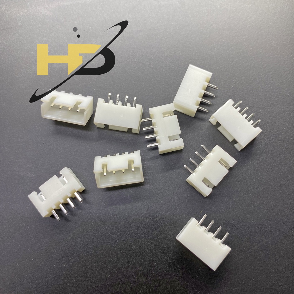 Bộ 50 Đầu Nối XH2.54 2.54mm, Jack Đực Thẳng Loại 2A - 3A - 4A - 5A - 6A - 7A - 8A - 9A - 10A - 12A