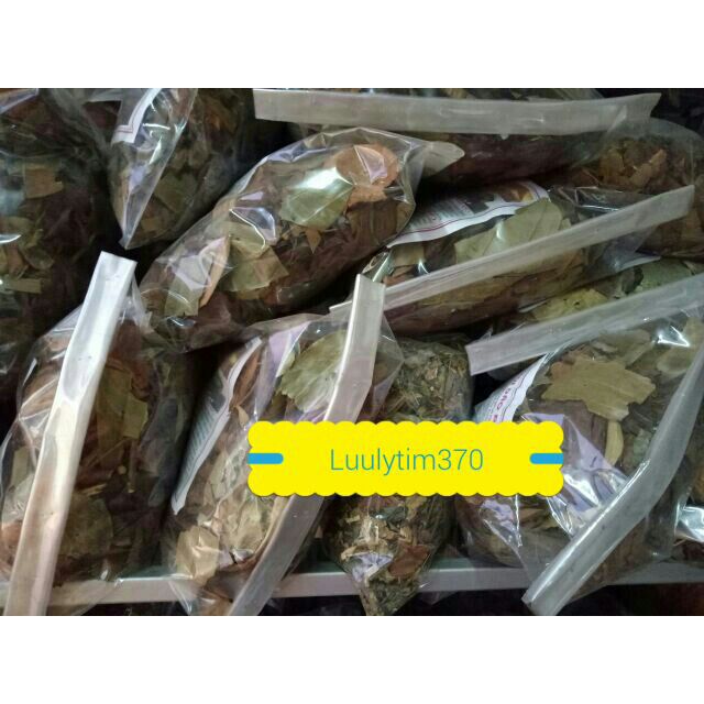 Combo 03 túi lá tắm sau sinh dân tộc dao đỏ
