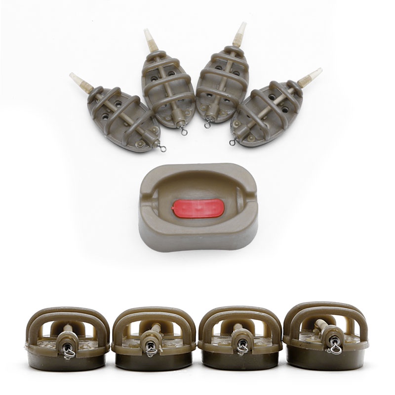Set 4 Khuôn Mồi Câu Cá 15 / 20 / 25 / 35g 30 / 40 / 50 / 60g Chuyên Dụng