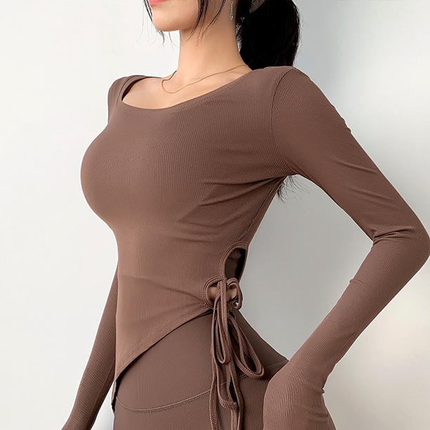 Áo tập yoga ANRAN dài tay thời trang năng động