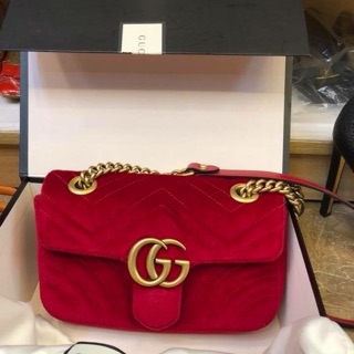 Gucci nhung size mini mới  99% , chuẩn Auth
