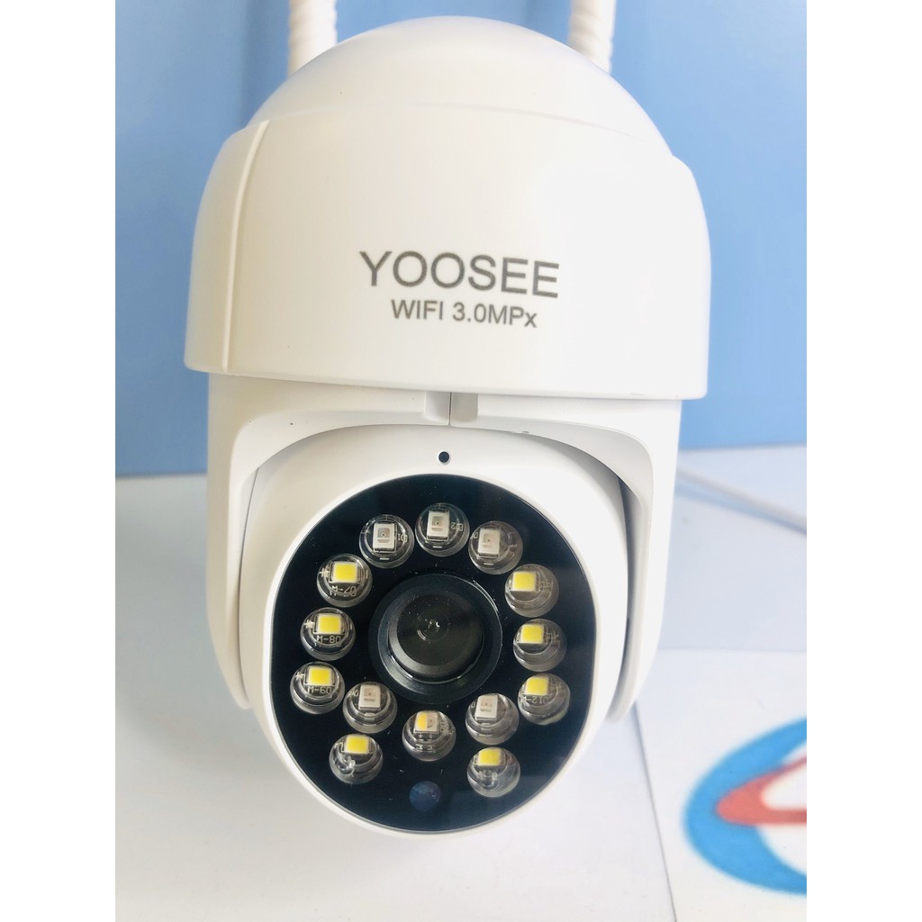 Camera ngoài trời Yoosee PTZ 3.0MP Ultra HD, Xoay 355 độ Kèm thẻ nhớ 32g đến 128g