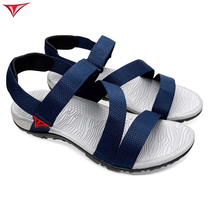 [Fullbox] Giày Sandal Nam Việt Thủy Quai Chéo Xanh Đen - VT06