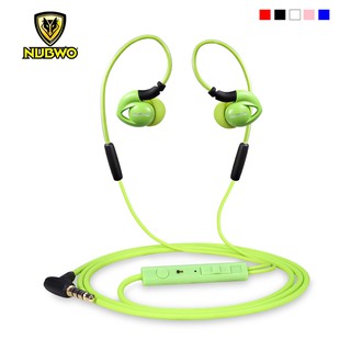 Tai nghe Nubwo NY51 Sports Healthy nhét tai thể thao (Xanh)