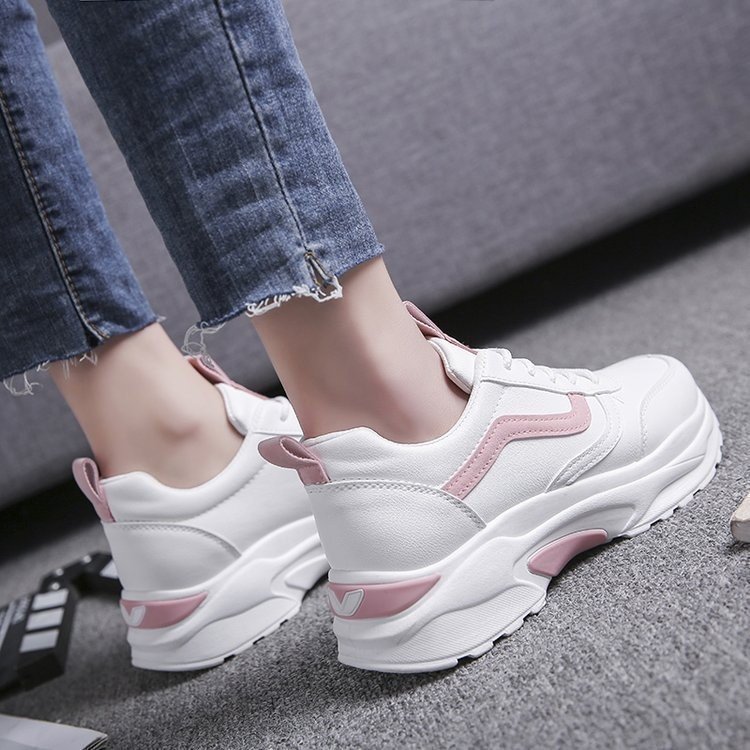 Giày Nữ Thể Thao Sneaker Hàng Hiệu Cao Cấp Màu Trắng Đẹp Phong Cách Hàn Quốc Dễ Phối Đi Học Đi Chơi