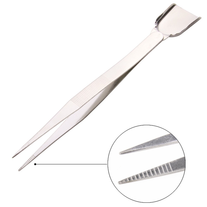 Nhíp Inox Gắp Đá Quý / Trang Sức Kim Cương Dạng Rãnh