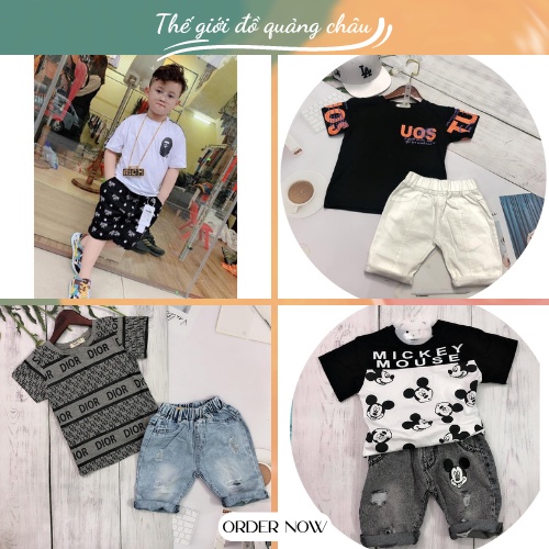 [XẢ HÀNG] Set Bộ Quần Cho Bé - Hoạ Tiết Sắc Nét - Hàng Quảng Châu Cao Cấp