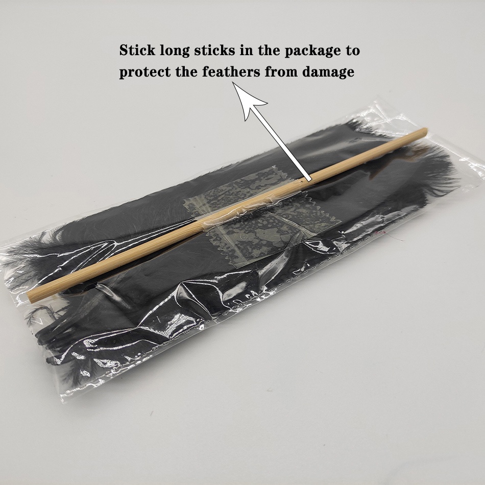 Bộ 5 Lông Đà Điểu Tự Nhiên 15-20CM Dùng Làm Đồ Trang Sức