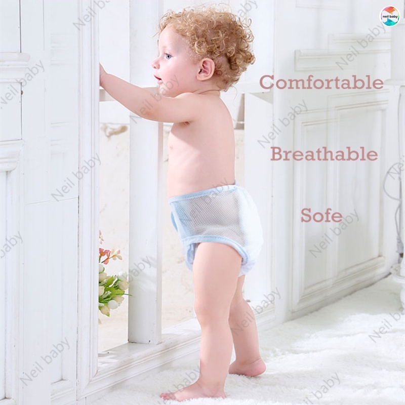 Túi Lưới Đựng Tã Em Bé Thoáng Khí Có Thể Giặt Lại Tiện Dụng