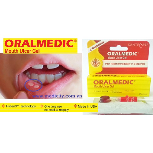 Kem bôi nhiệt miệng ORALMEDIC