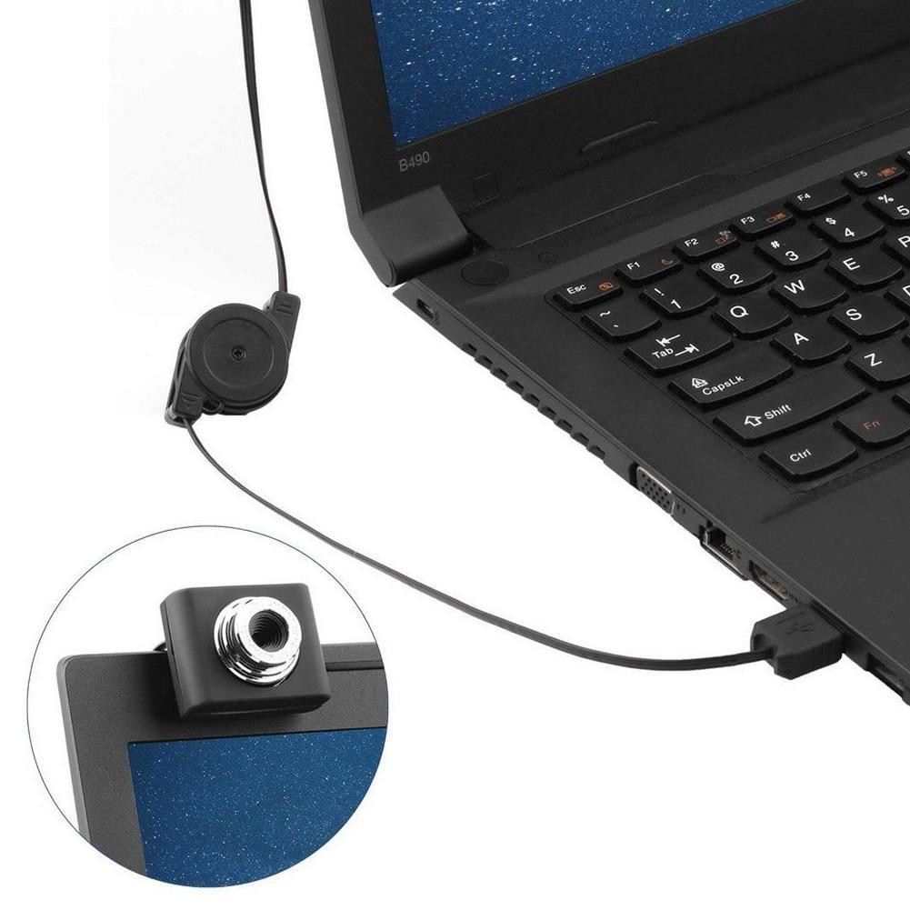 Webcam Mini Kẹp Máy Tính Laptop 1080p Có Thể Thu Vào