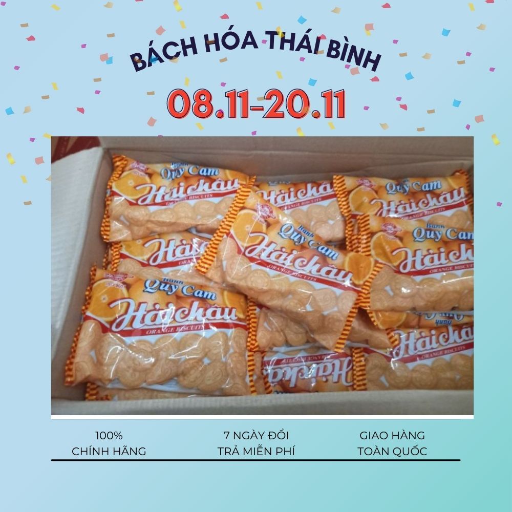 SỈ 10 gói Bánh quy cam Hải Châu tuổi thơ 130gr