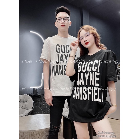 ÁO PHÔNG NAM NỮ CỔ TRÒN IN NỔI GC JAY MANSFIELD-3860