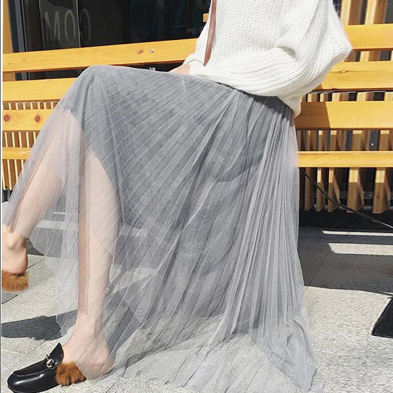 Chân Váy Lưới Tutu chữ A công sở skirt 1769 diệu shop