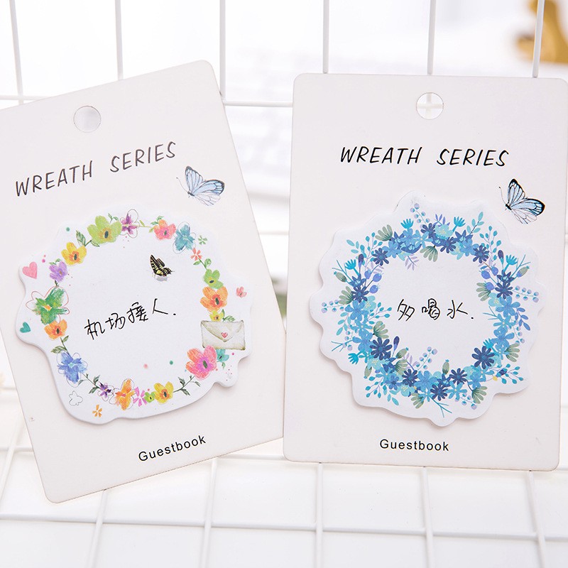 Giấy note hình vòng hoa T10S4.51-2019