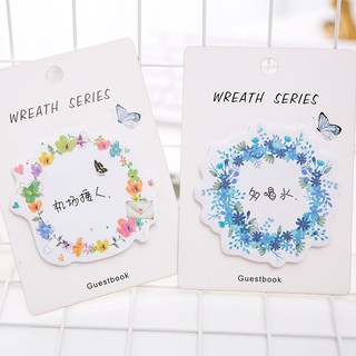 Giấy note hình vòng hoa T10S4.51-2019